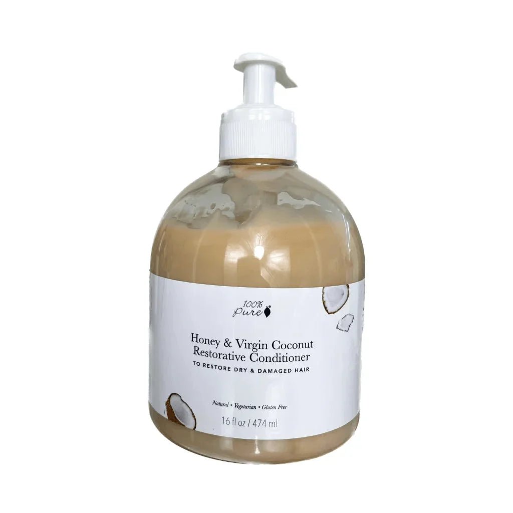 100% Pure Honey & Virgin Coconut Restorative Conditioner - MANEPRINT