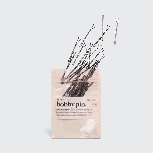 KITSCH Bobby Pins 45pc (Black) - MANEPRINT