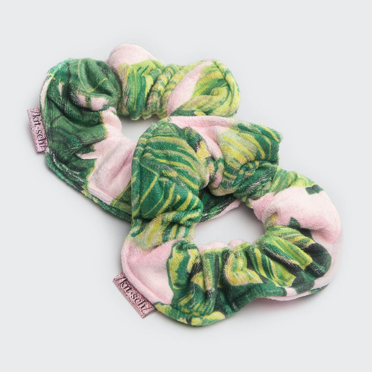 KITSCH Patented Microfiber Towel Scrunchies - Palm Print