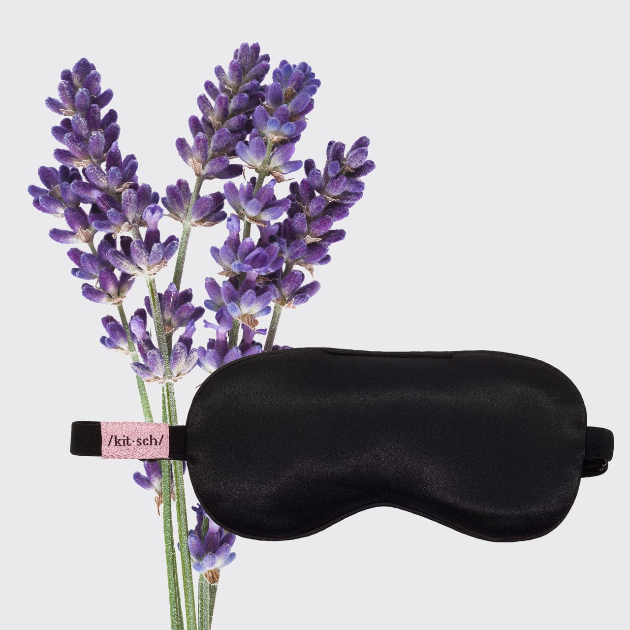 KITSCH The Lavender Weighted Satin Eye Mask