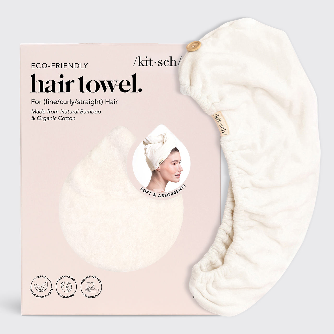 KITSCH Eco-Friendly Hair Towel