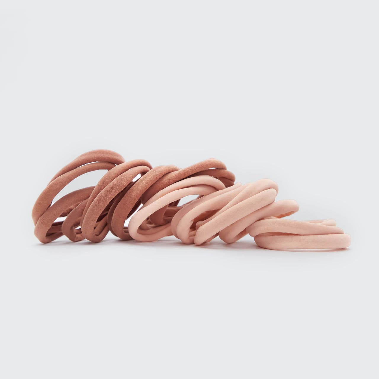 KITSCH Elastic Hair Ties 20 Pack - Blush