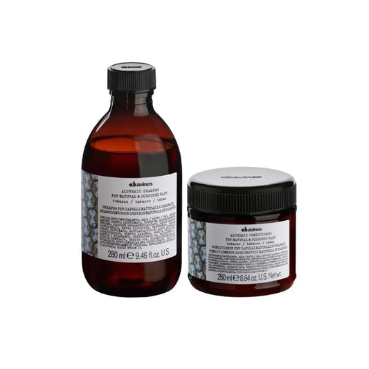 Davines Alchemic Tobacco Shampoo and Conditioner Set - MANEPRINT