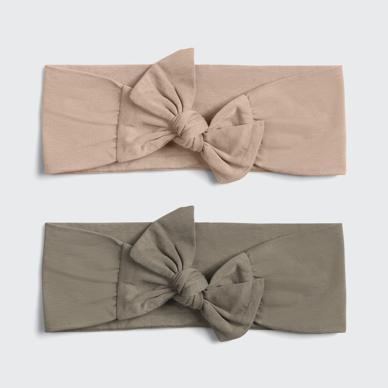 KITSCH Cotton Adjustable Headband 2pc - Eucalyptus