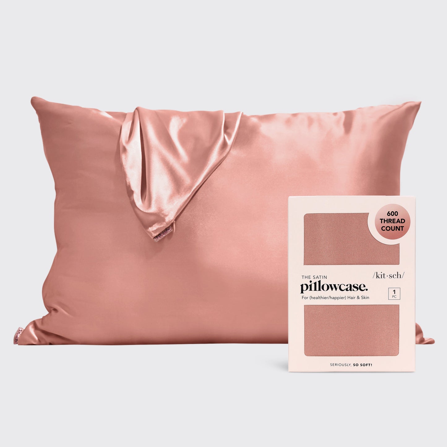 KITSCH Satin Pillowcase - Terracotta