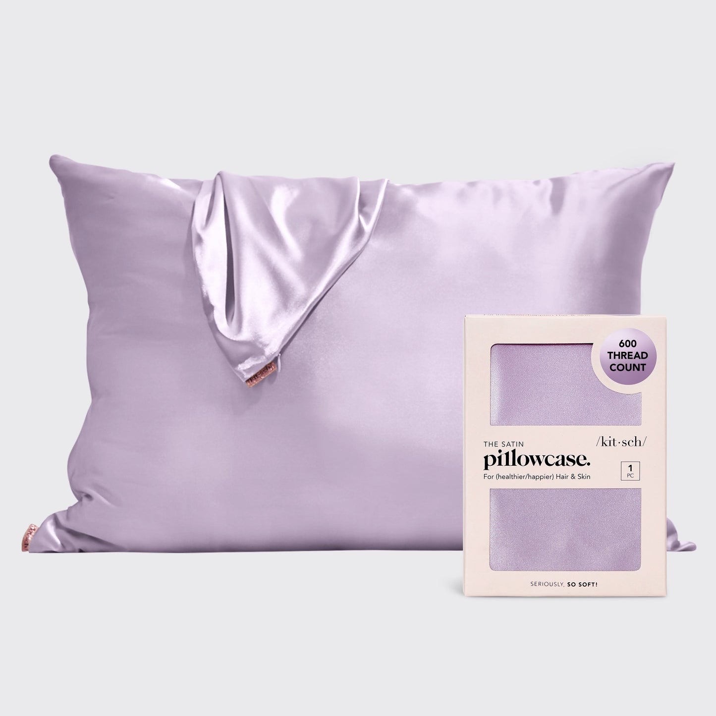 KITSCH Satin Pillowcase - Lavender