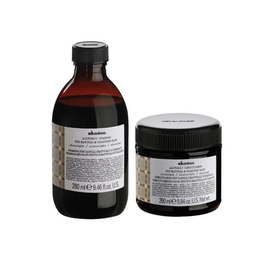 Davines Alchemic Chocolate Shampoo and Conditioner Set - MANEPRINT