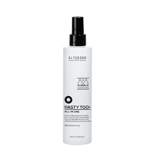 Alter Ego Hasty Too All-In-One Leave In Conditioner at MANEPRINT – a multifunctional spray that detangles, hydrates, protects from heat, and smooths hair for everyday care.