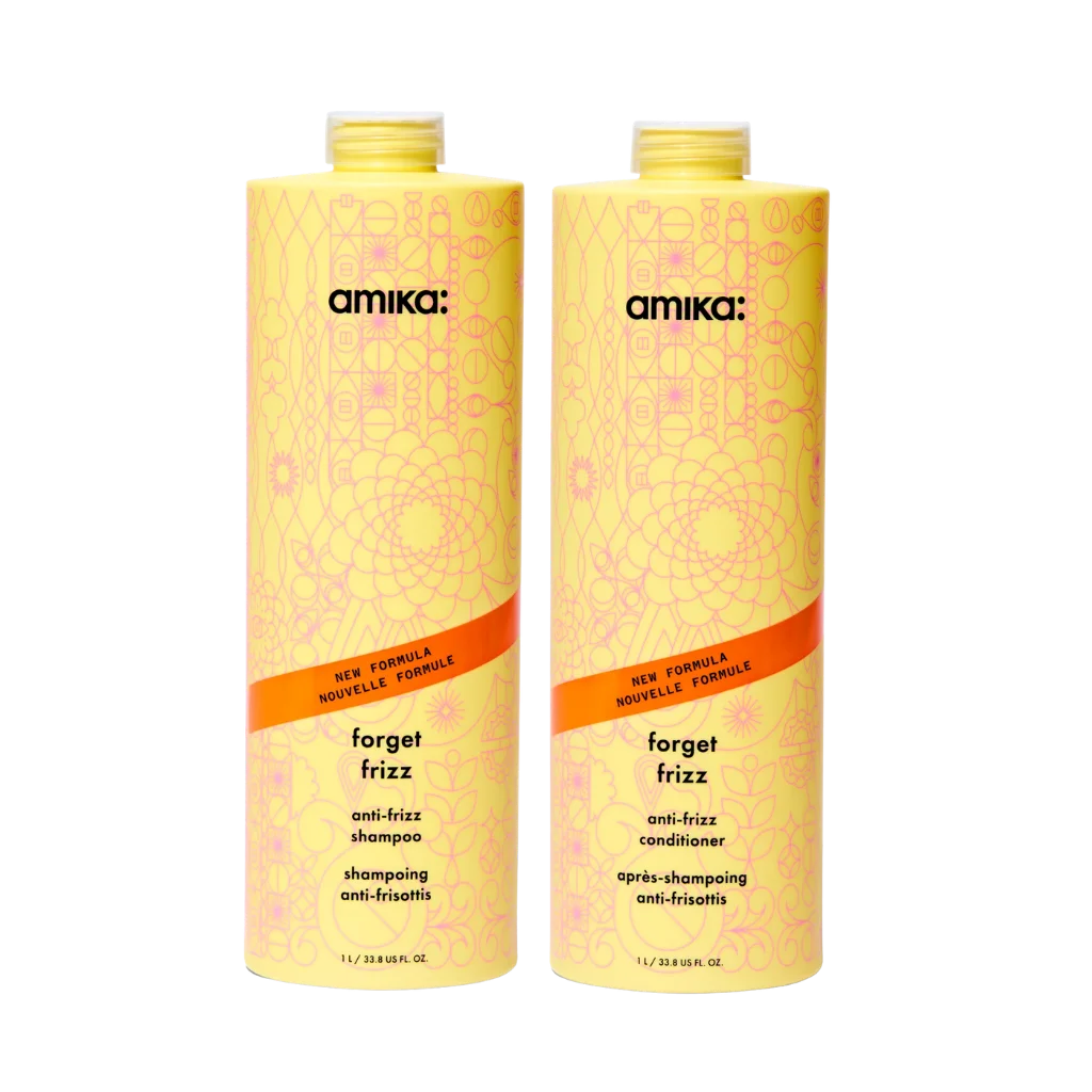 Amika Forget Frizz Shampoo & Conditioner Set