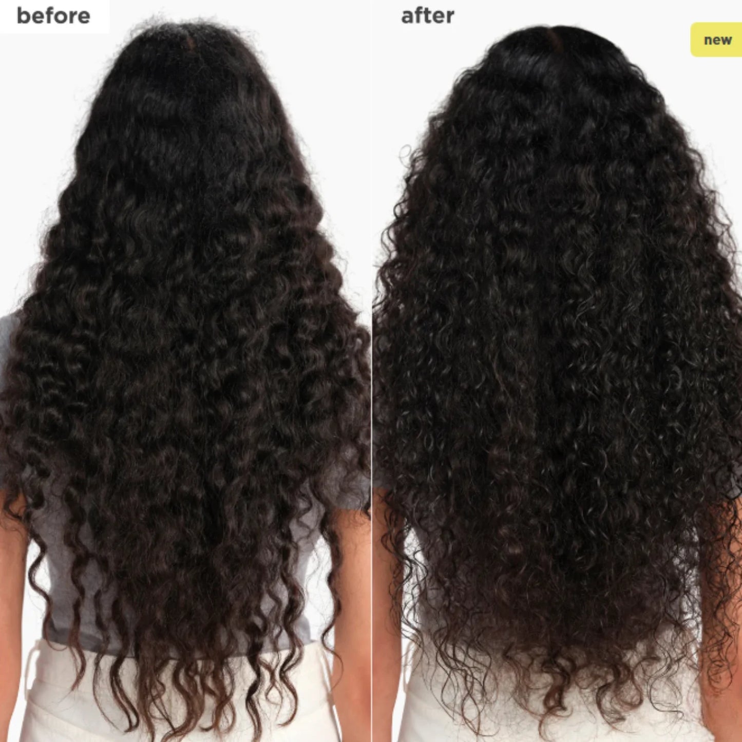 BRIOGEO AIR DRY CREAM BEFORE AND AFTER