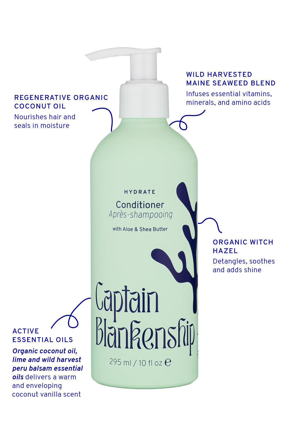 Captain Blankenship Conditioner 10 oz ingredients