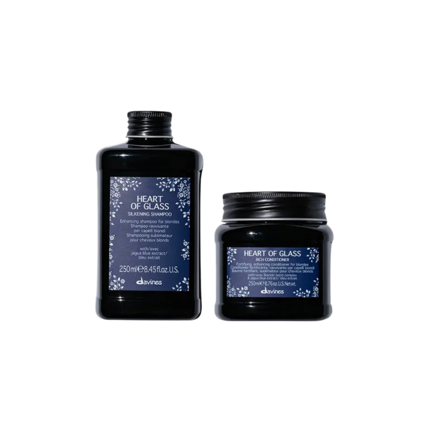 davines heart of glass shampoo and conditioner set retail