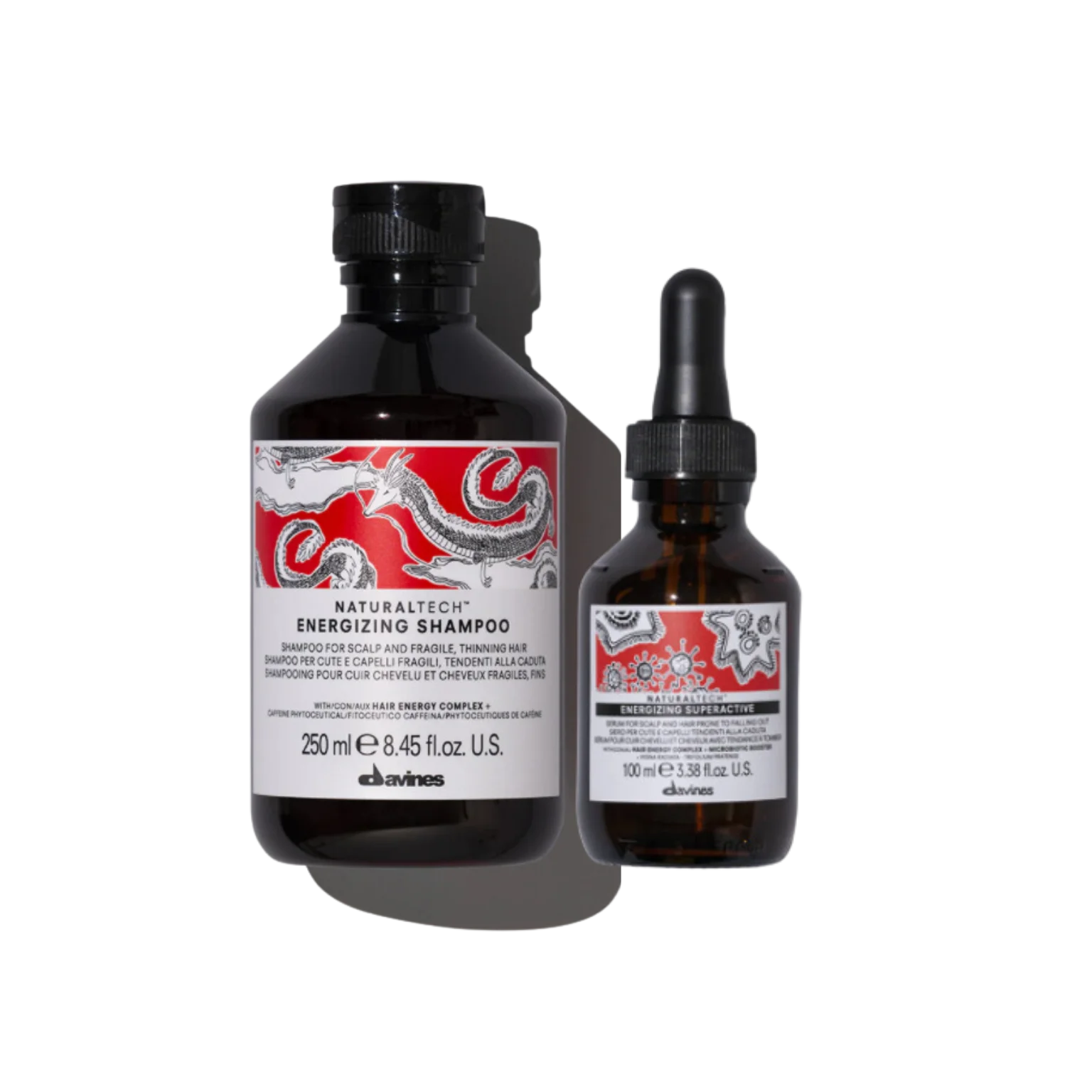 Davines NaturalTech Energizing Hair Thickening Duo - MANEPRINT