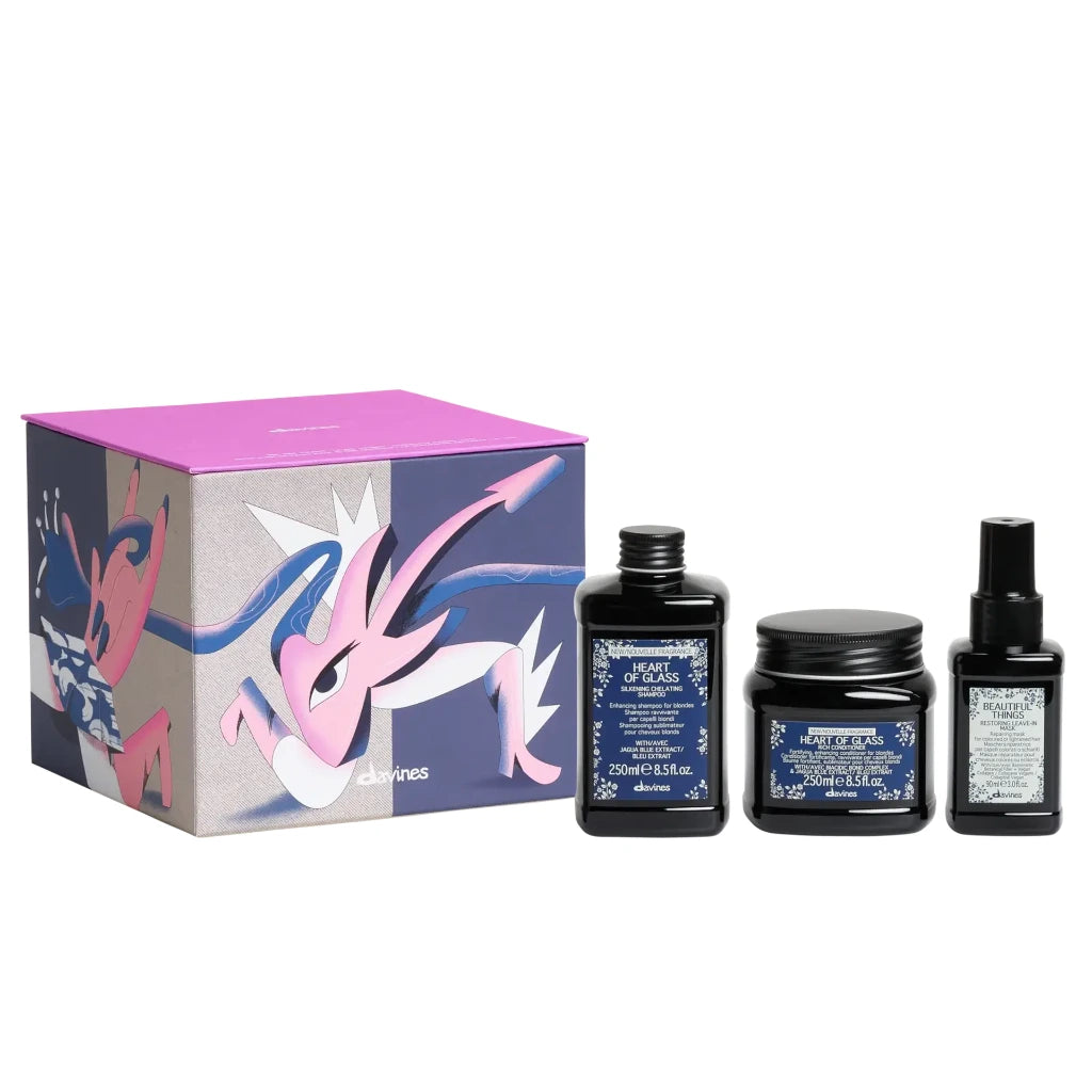 Davines Heart of Glass Duo + Beautiful Things Leave-In Mask - MANEPRINT