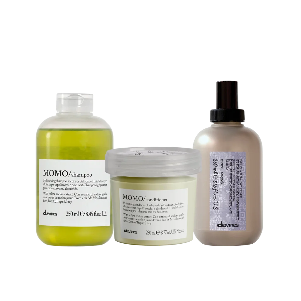 Davines Momo Duo + Blow Dry Primer Gift Set