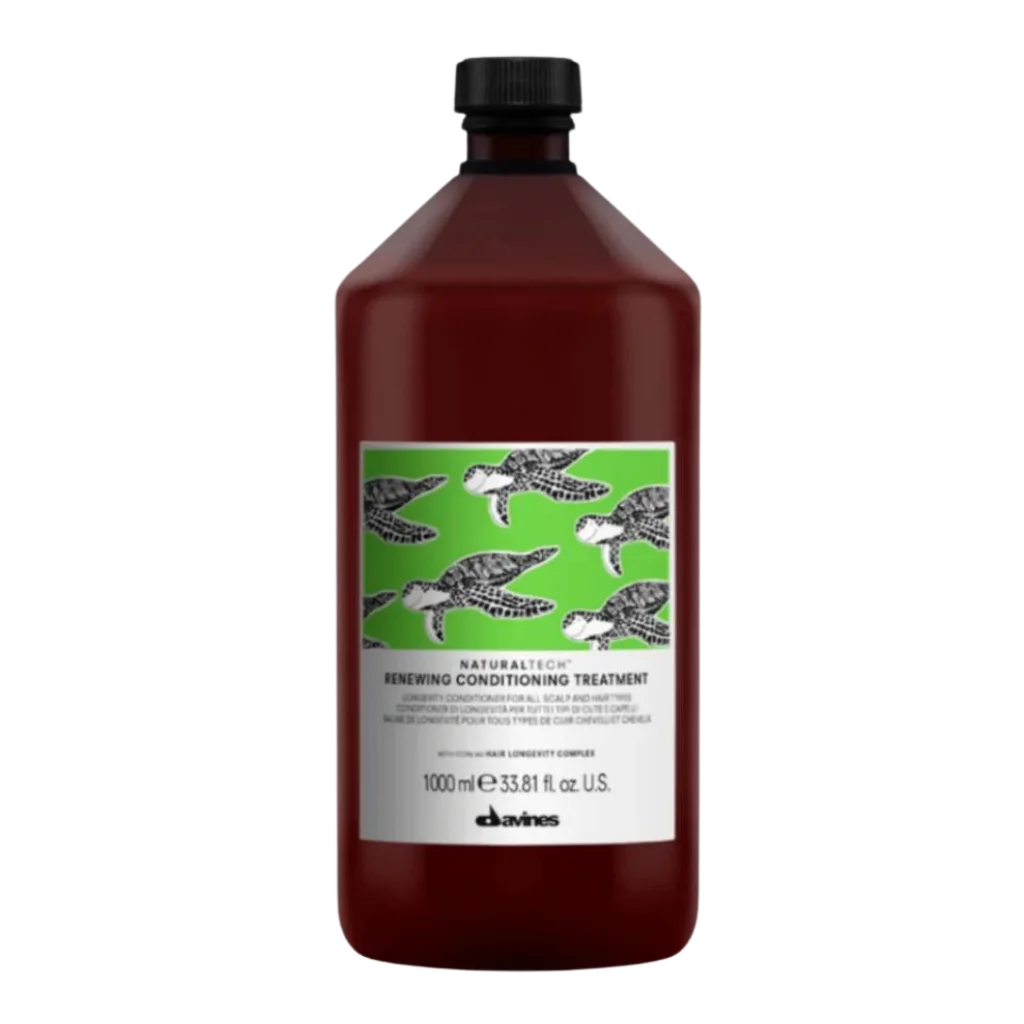 Davines Renewing Conditioner - Reviving Hair Conditioning Treatment - It nourishes, moisturizes and promotes the wellbeing of scalp and hair. It stimulates scalp and hair, making the hair fiber healthy, firm and shiny without weighing the hair down. (2)