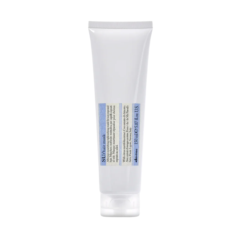 Davines SU Hair Mask at MANEPRINT – an after-sun treatment that deeply nourishes, restores softness, and repairs sun-exposed hair.