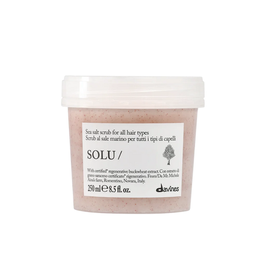 Davines Solu Shampoo with Sea Salt Scrub