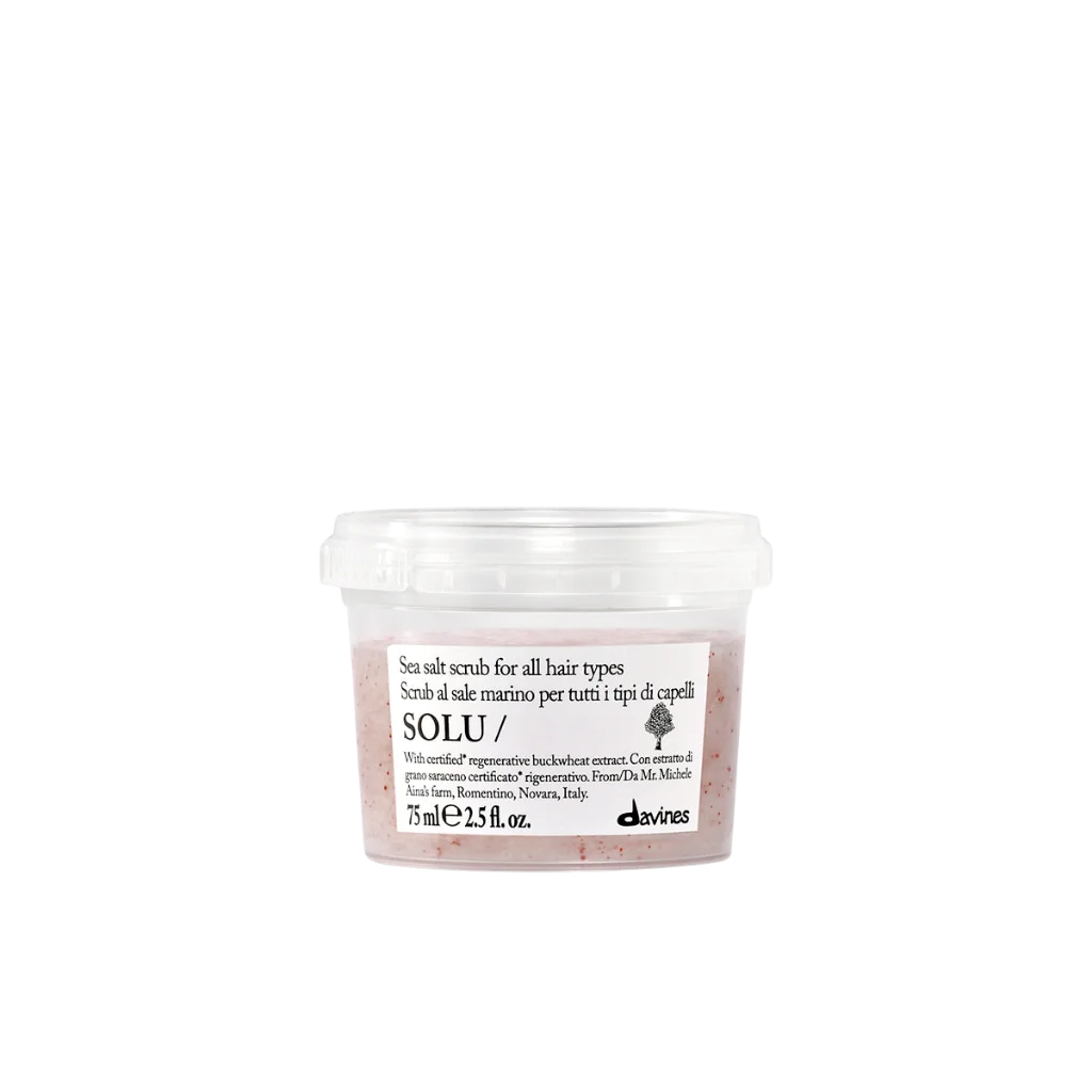 Davines Solu Shampoo with Sea Salt Scrub