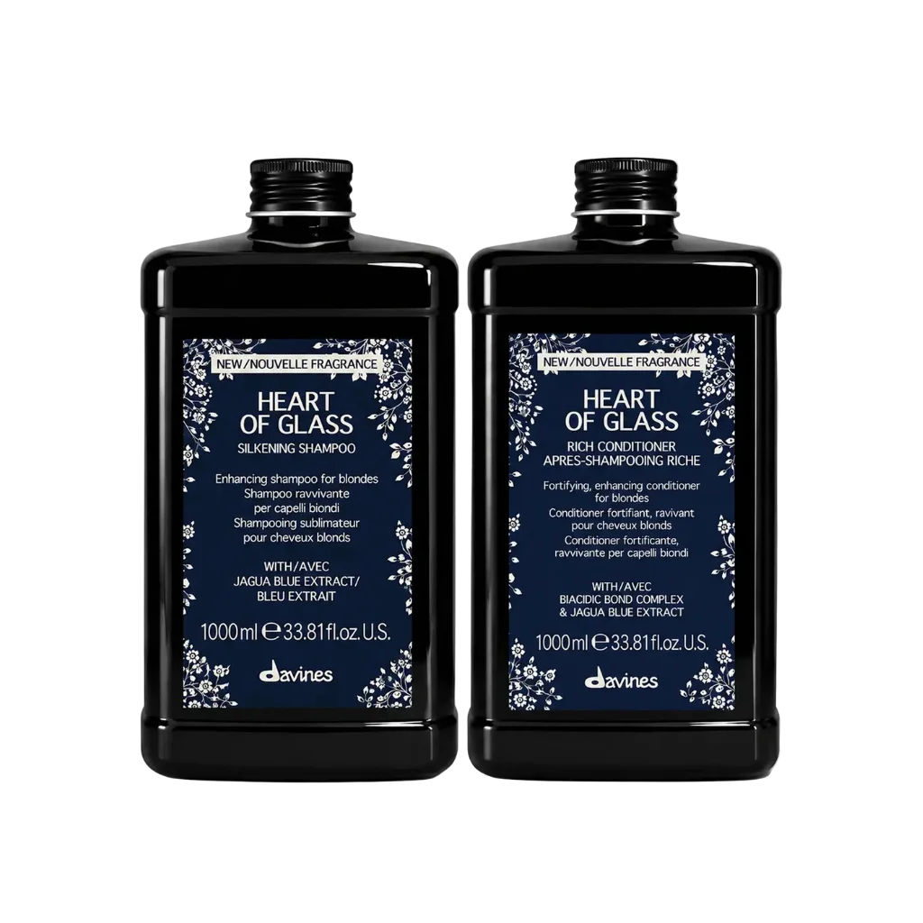 Davines HEART OF GLASS Shampoo & Conditioner Set - 1000ml - MANEPRINT