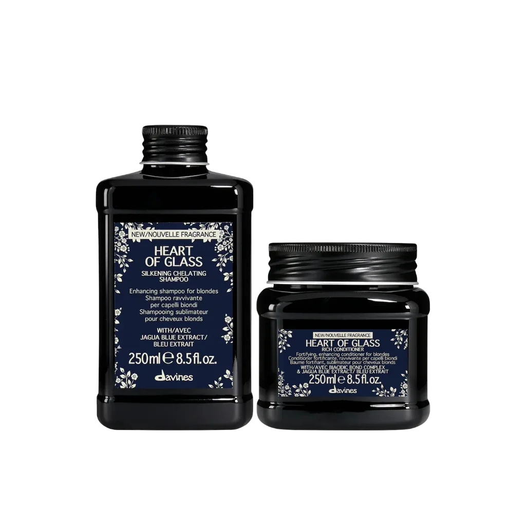 Davines HEART OF GLASS Shampoo & Conditioner Set - 250ml - MANEPRINT