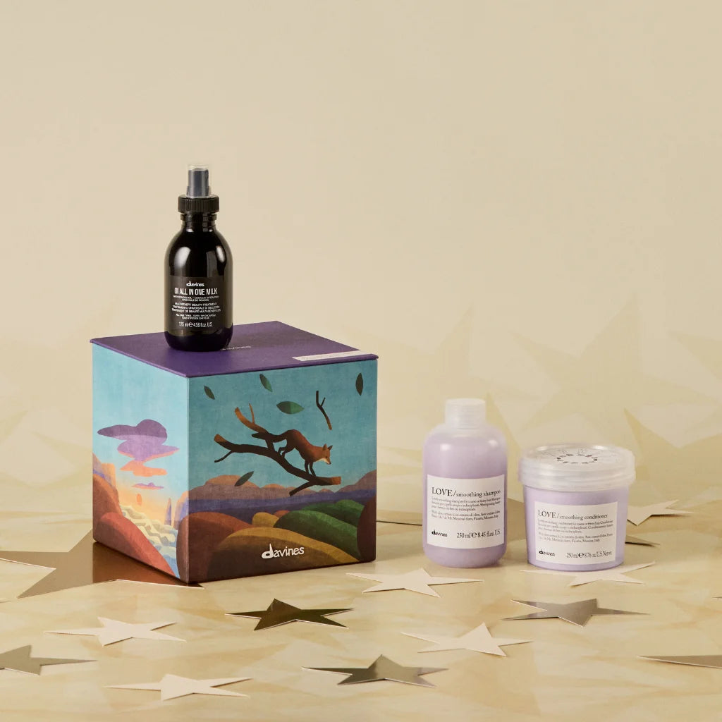 Davines Love Smoothing Duo + Oi Milk Gift Set