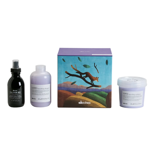 Davines Love Smoothing Duo + Oi Milk Gift Set