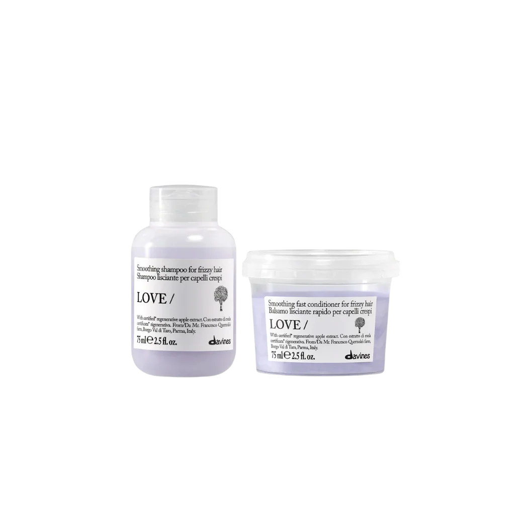Davines Love Smoothing Shampoo & Conditioner Set 75ml - MANEPRINT