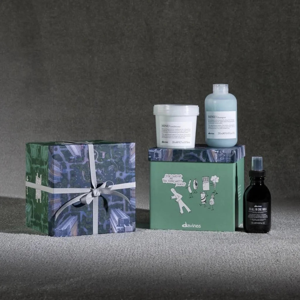 Davines Minu Duo + Oi Milk Gift Set