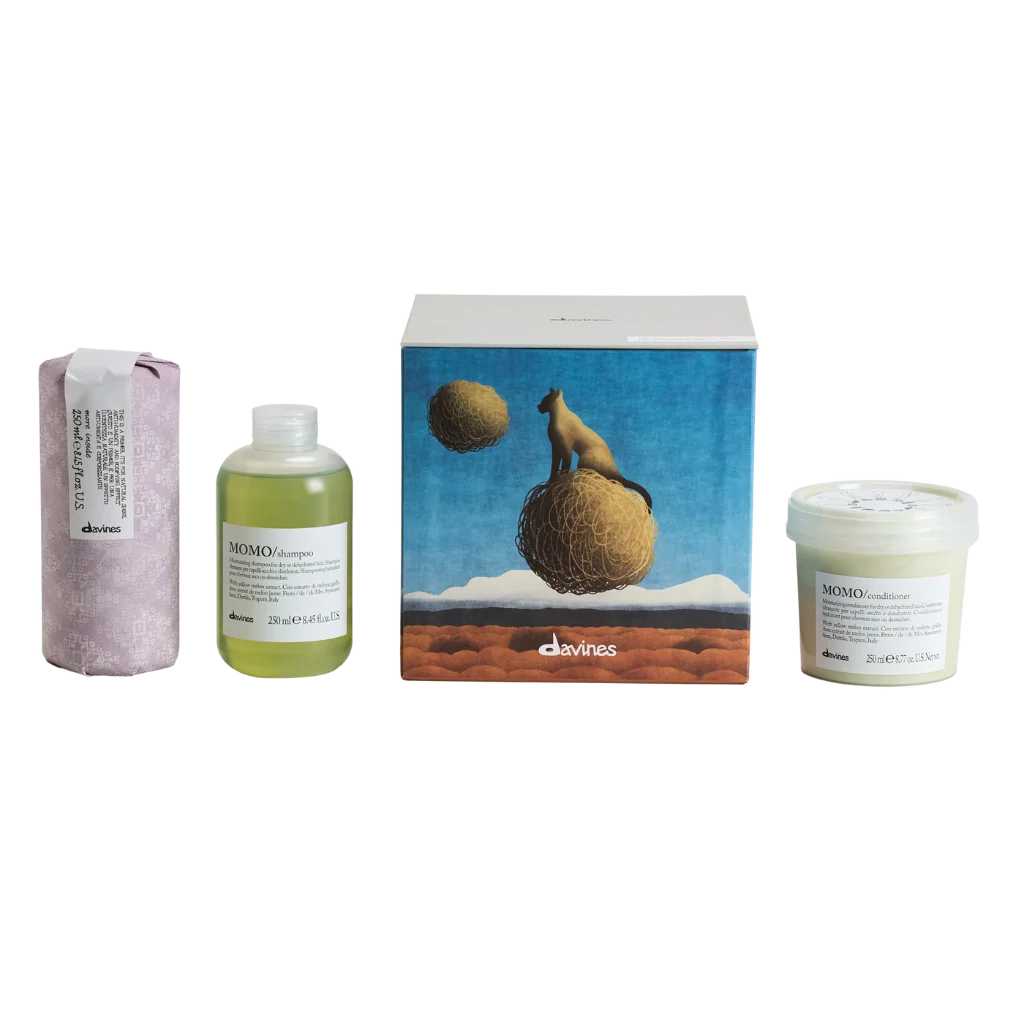 Davines Momo Duo + Blow Dry Primer Gift Set