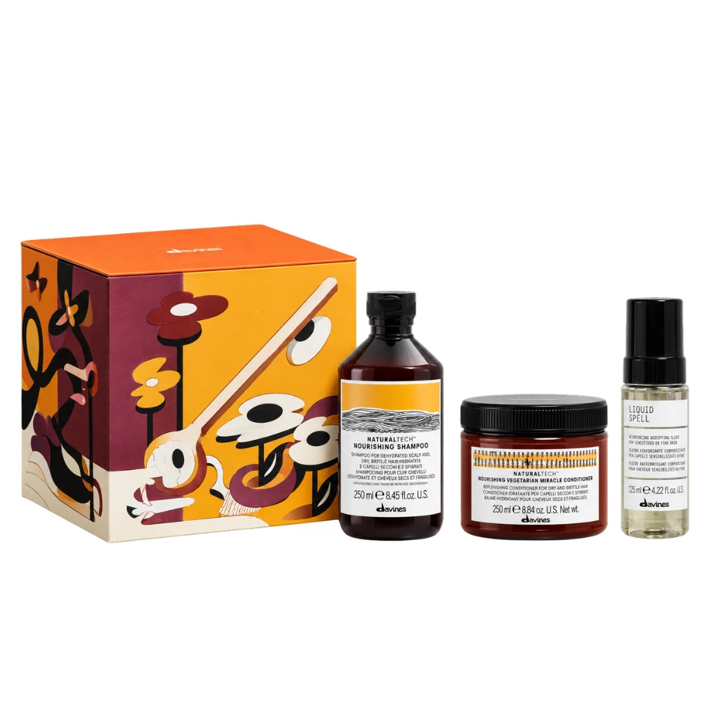 Davines NaturalTech Nourishing Duo + Liquid Spell Gift Set - MANEPRINT