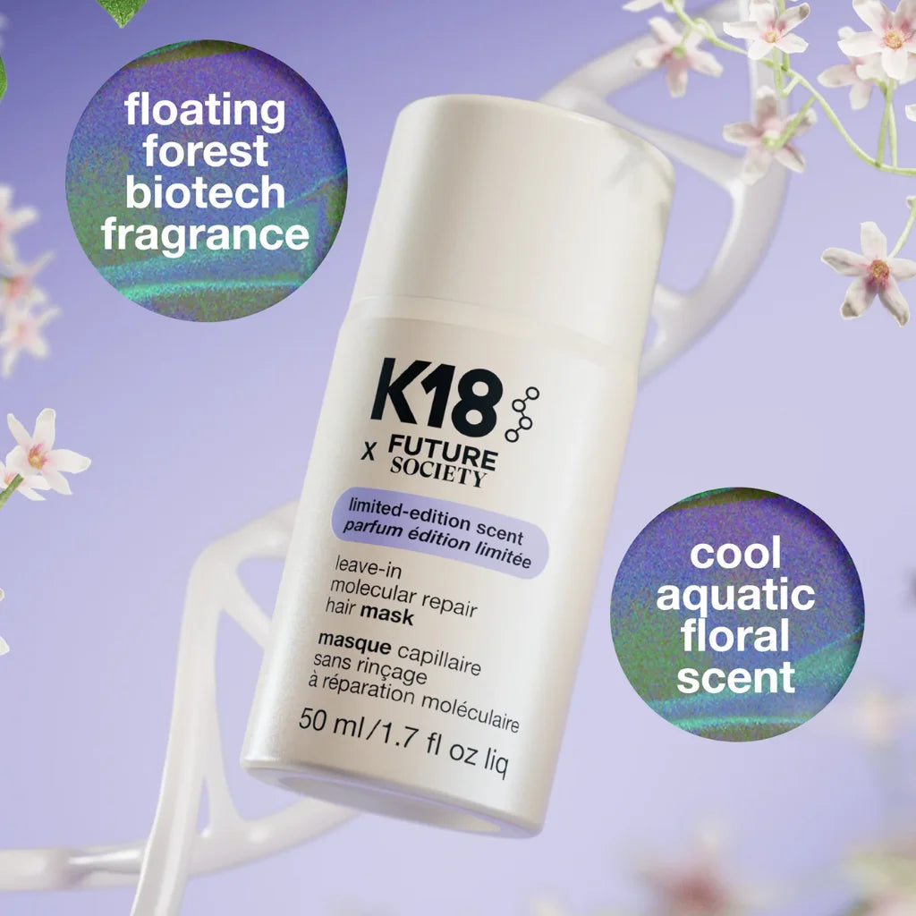 K18 x Future Society Leave-In Molecular Repair Hair Mask - Limited Edition Scent - MANEPRINT
