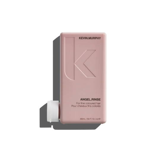 Treat fine, fragile and broken hair with Kevin Murphy ANGEL.RINSE, our weightless, volumising conditioning RINSE created to soothe and protect fine, damaged and colour treated hair. 