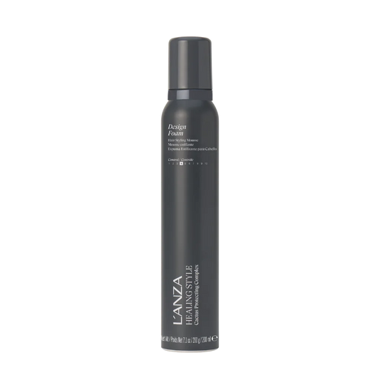L’ANZA Healing Style Design Foam adds hold to your hair while boosting bounce and volume.