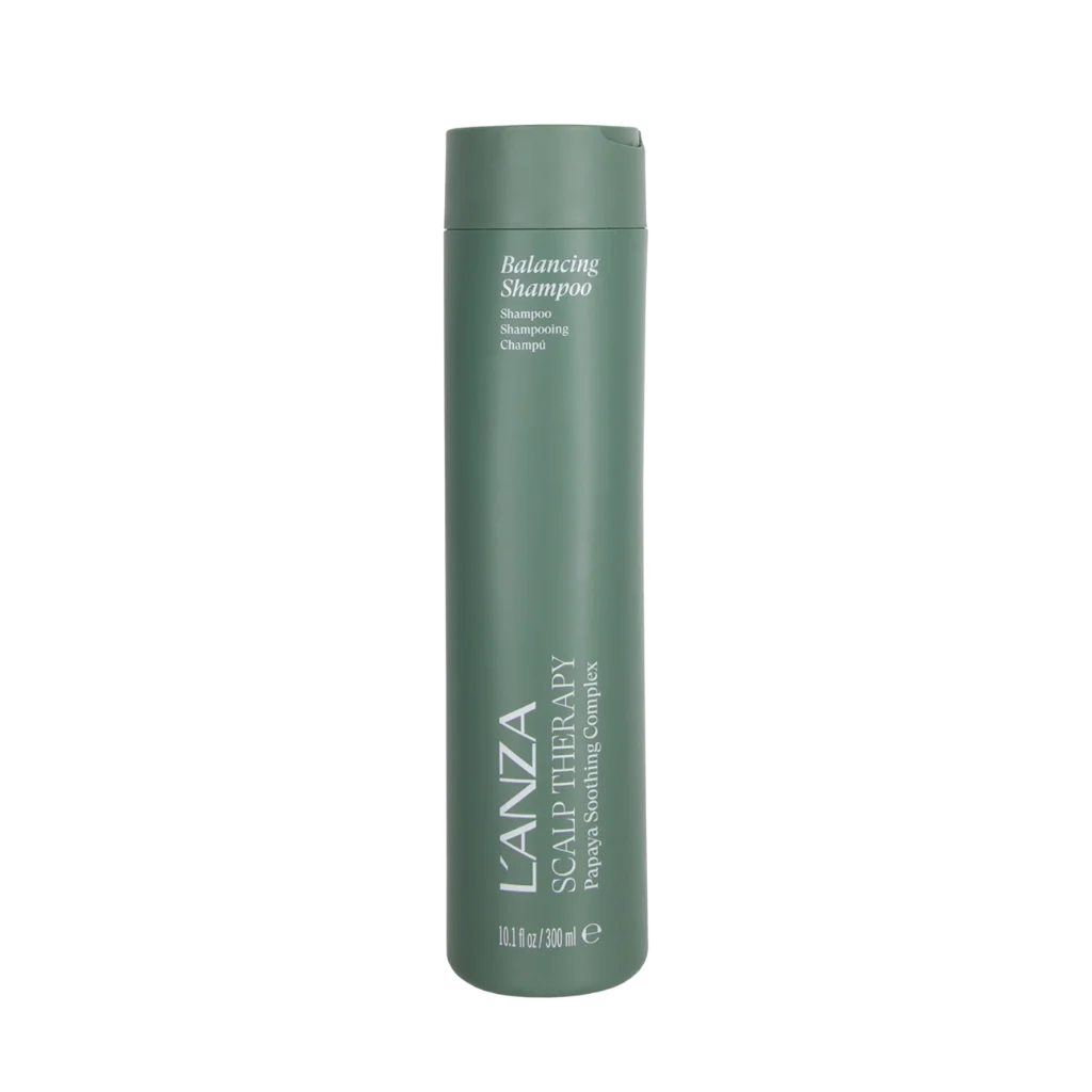 L'ANZA Healing Remedy Scalp Balancing Shampoo promotes a healthy scalp while gently cleansing and nourishing hair.