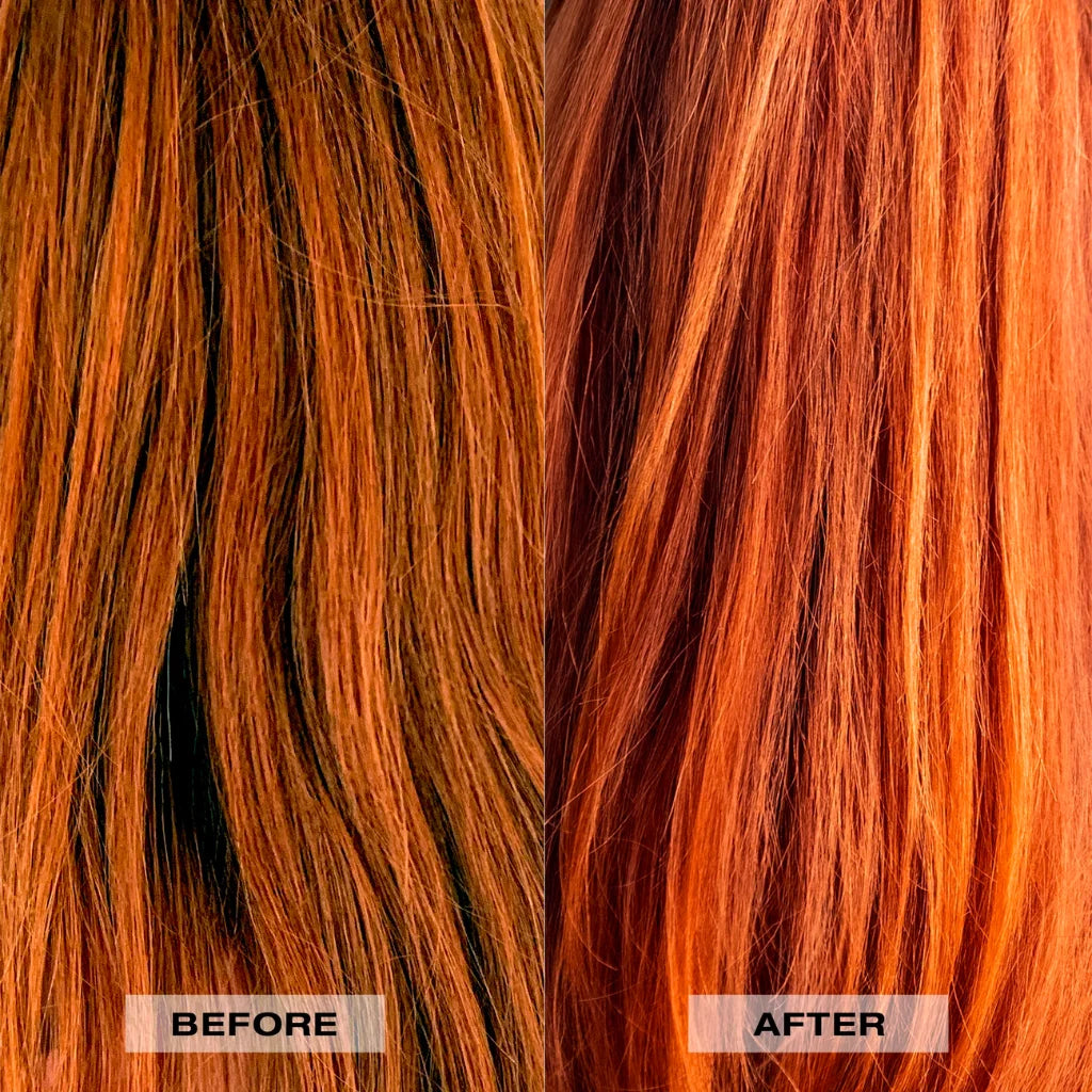 L'ANZA Color Preserving Conditioner BEFORE AND AFTER