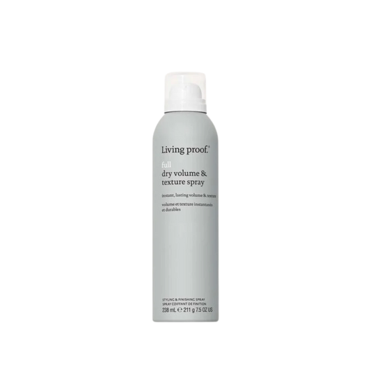 Living proof Full Dry Volume & Texture Spray is a versatile texturizing spray effortlessly elevates your hairstyles, creating a perfectly imperfect, lived-in look and feel. 
