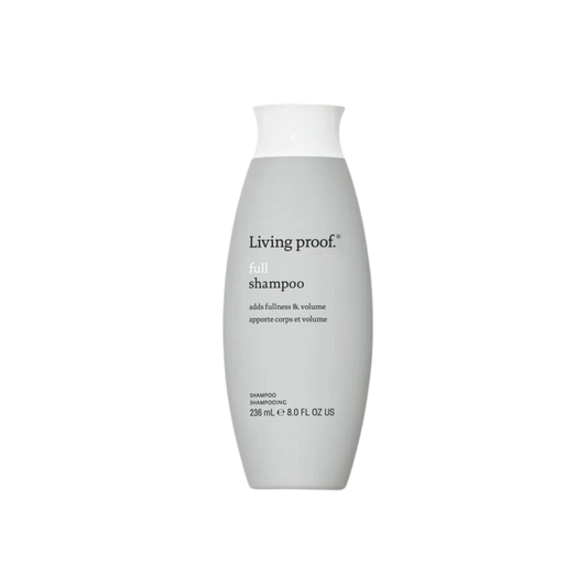 Full Shampoo is a gentle yet highly effective volumizing shampoo, designed to cleanse your hair thoroughly while delicately enhancing its natural volume. 