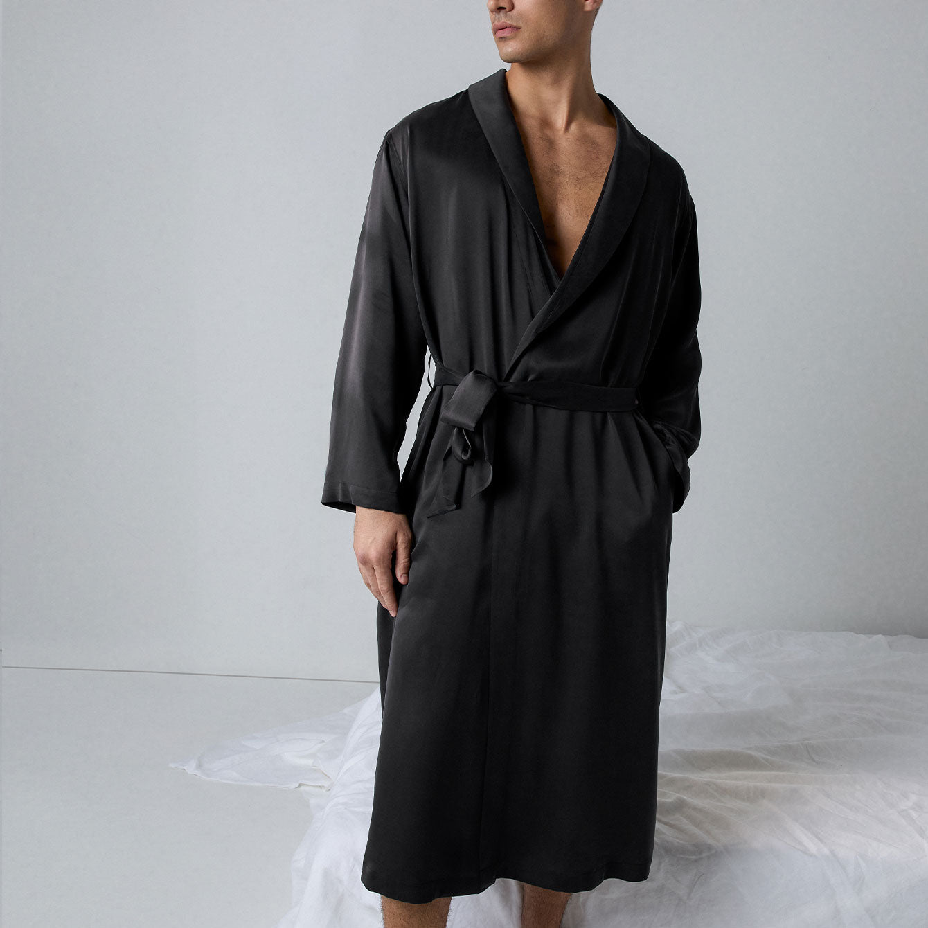 Lunya Men's Washable Silk Robe