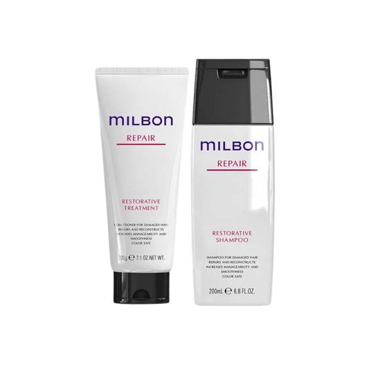 MILBON Repair REstorative Shampoo and Treatment Set