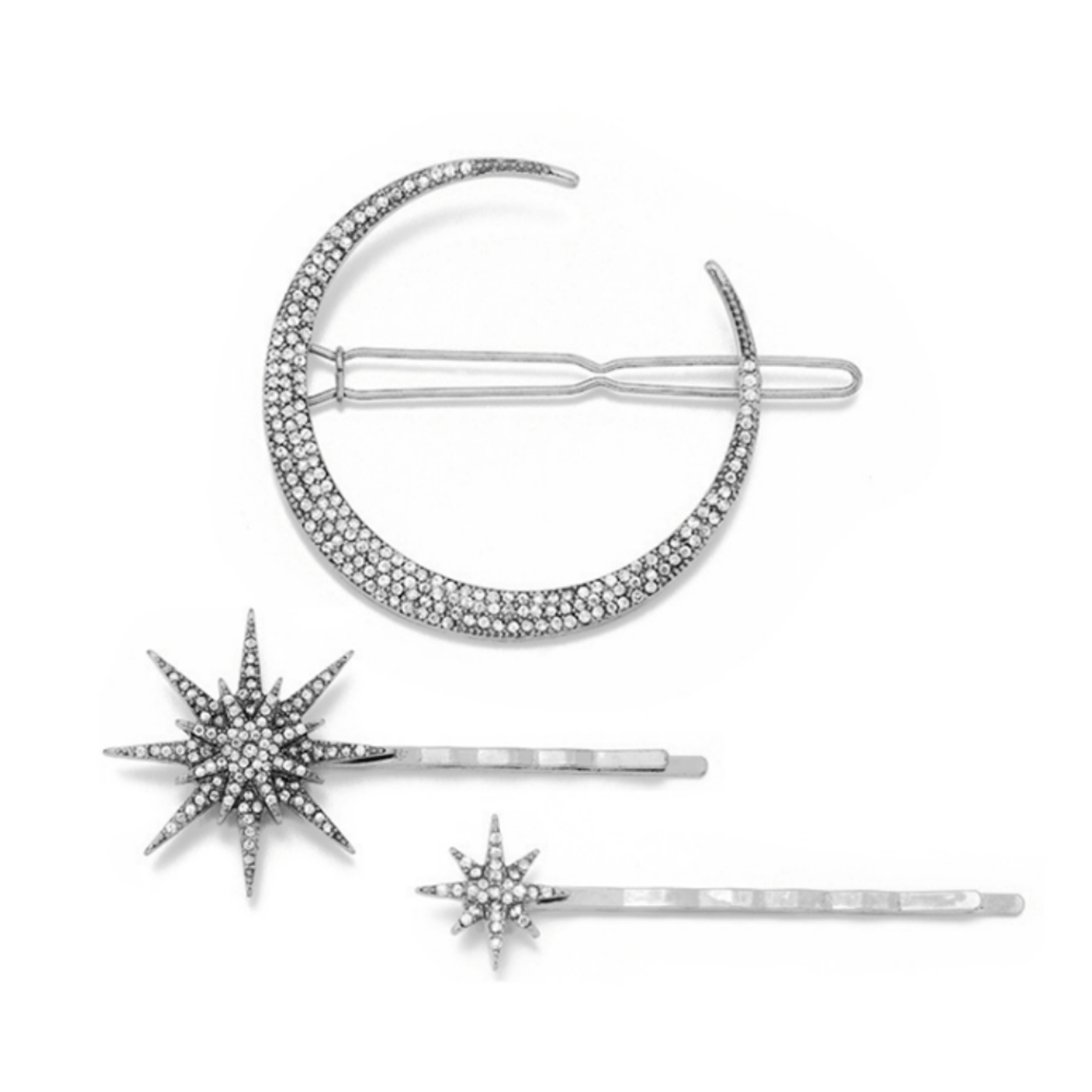 Moon & Star Hair Pin Set - North Authentic