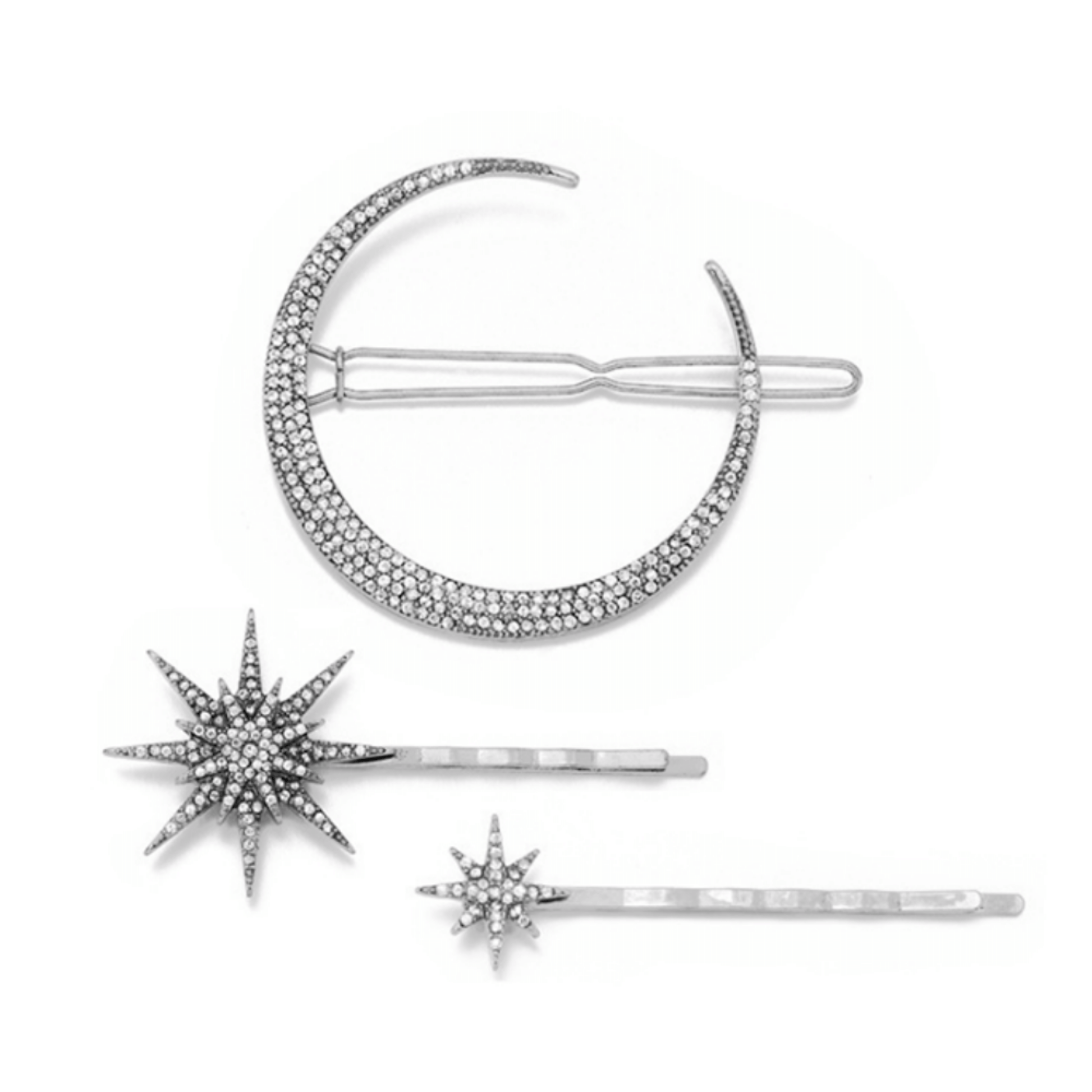 Moon & Star Hair Pin Set - North Authentic