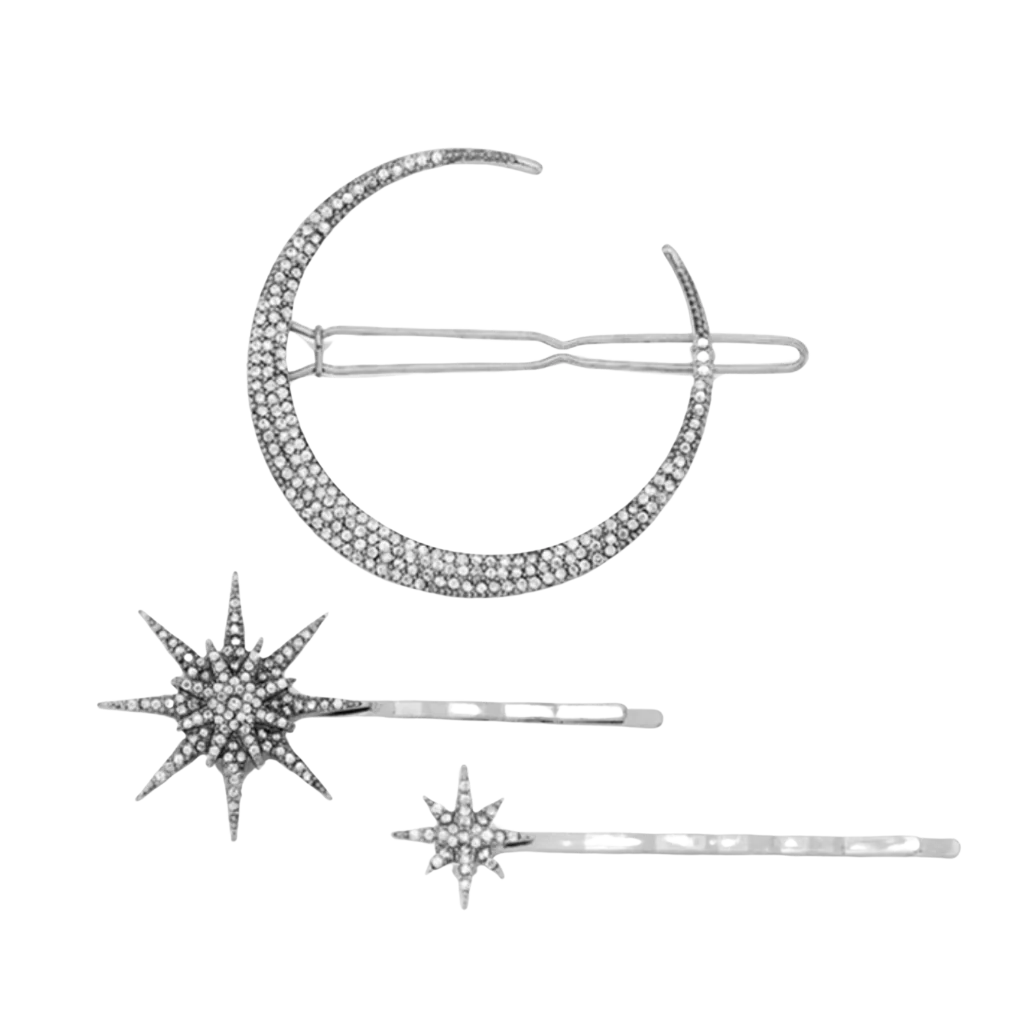 Moon & Star Hair Pin Set - MANEPRINT