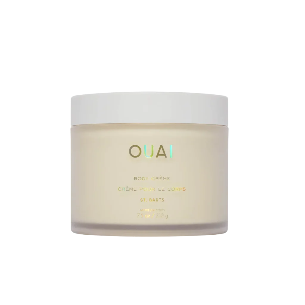 OUAI St. Barts Body Crème at MANEPRINT – a rich, hydrating body moisturizer with a luxurious tropical scent.