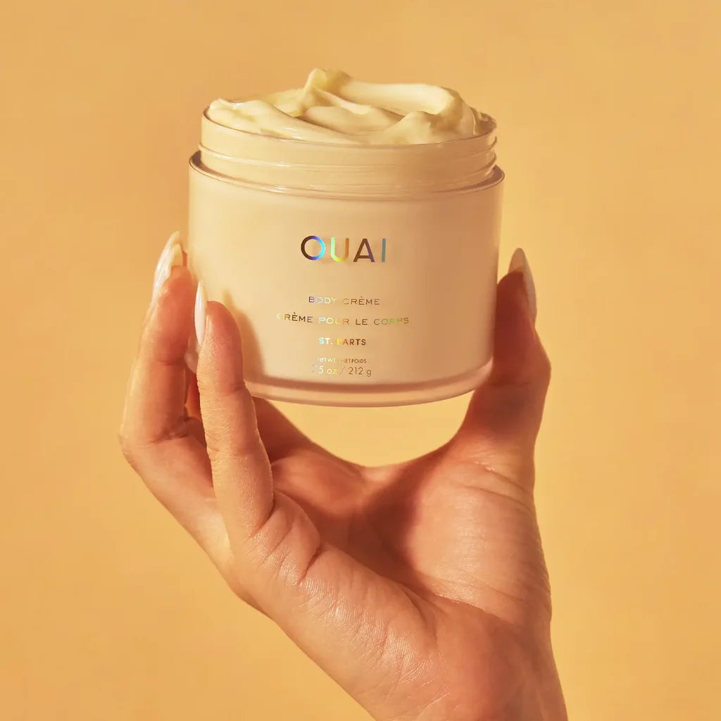 OUAI St. Barts Body Crème at MANEPRINT – a rich, hydrating body moisturizer with a luxurious tropical scent. (1)