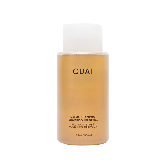 OUAI Detox Shampoo at MANEPRINT – a clarifying shampoo that deeply cleanses product buildup, excess oil, and hard water residue for refreshed, balanced hair.