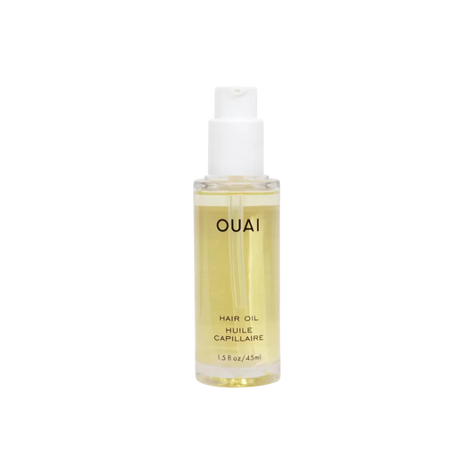 OUAI Hair Oil at MANEPRINT – a multitasking oil that fights frizz, adds shine, protects from heat, and hydrates hair.