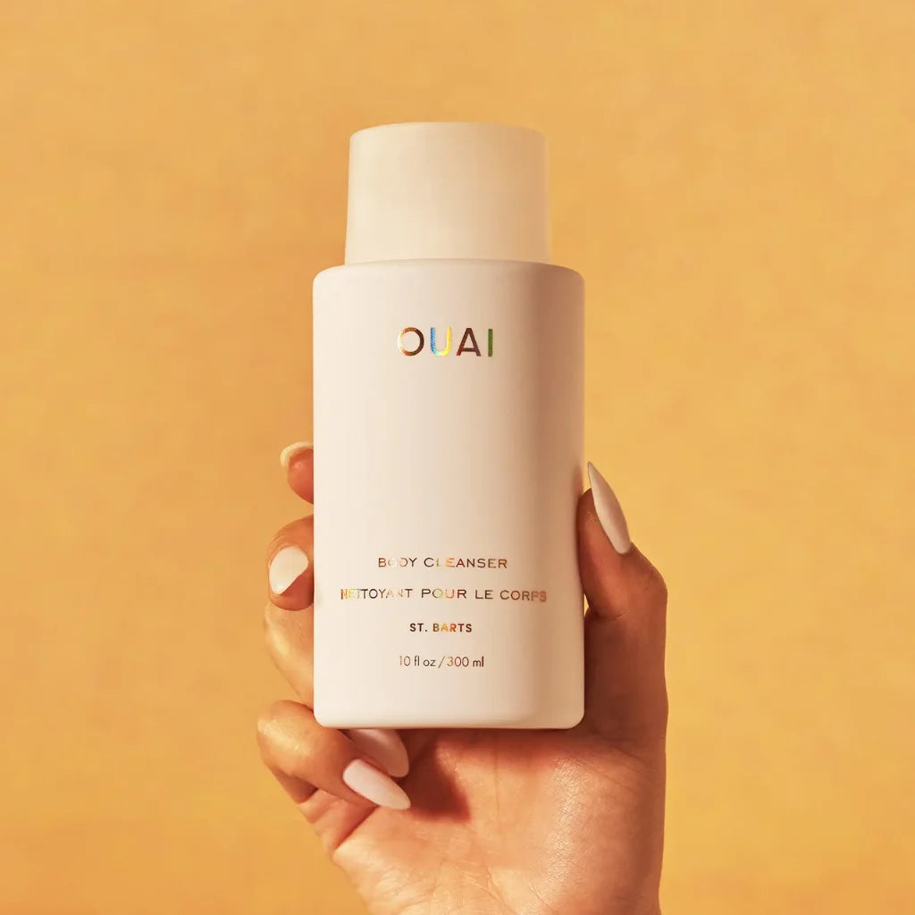 OUAI St. Barts Body Cleanser at MANEPRINT – a nourishing body wash with a luxurious tropical scent inspired by St. Barts. (1)