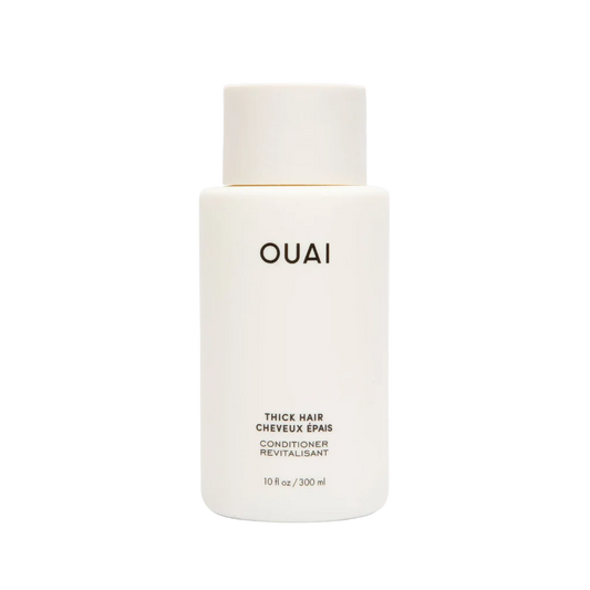 OUAI Thick Conditioner at MANEPRINT – a rich, hydrating conditioner that nourishes, smooths, and strengthens thick hair for softness and shine.