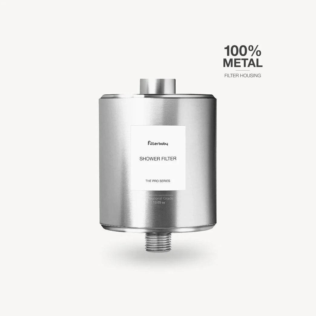 Filterbaby Pro Series Titanium Aluminum Shower Filter